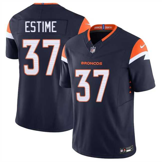 Men & Women & Youth Denver Broncos #37 Audric Estime Navy 2024 F.U.S.E. Alternate Vapor Limited Football Stitched Jersey,We sell and wholesale Men & Women & Youth Denver Broncos #37 Audric Estime Navy 2024 F.U.S.E. Alternate Vapor Limited Football Stitched Jersey on line form chian!
